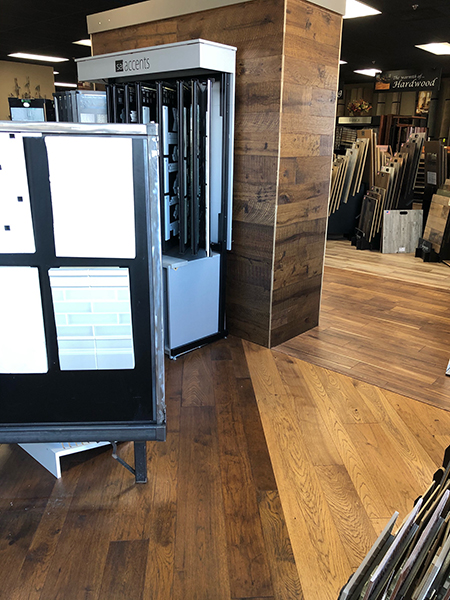 Barrons showroom featuring Hallmark floors
