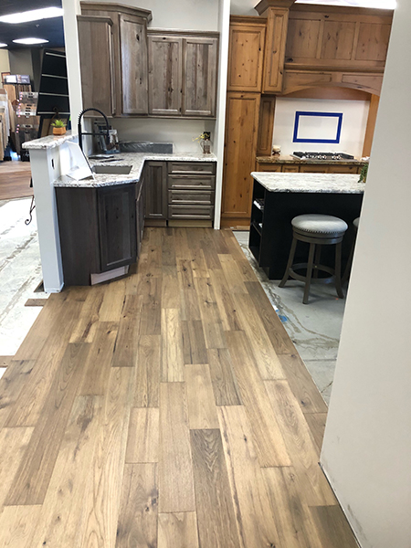 Barrons showroom with Hallmark floors