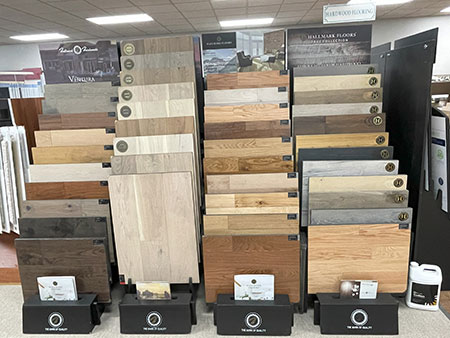 Franeys Carpet One showroom with Hallmark Floors