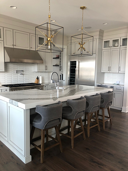 Hallmark Floors Novella Faulkner Hickory instalation by Heartland Wood Floors Omaha