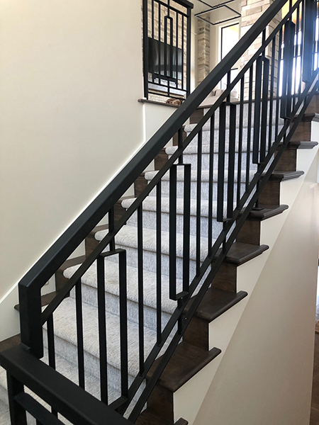 Hallmark Floors Novella Faulkner Hickory instal by Heartland Wood Floors Omaha