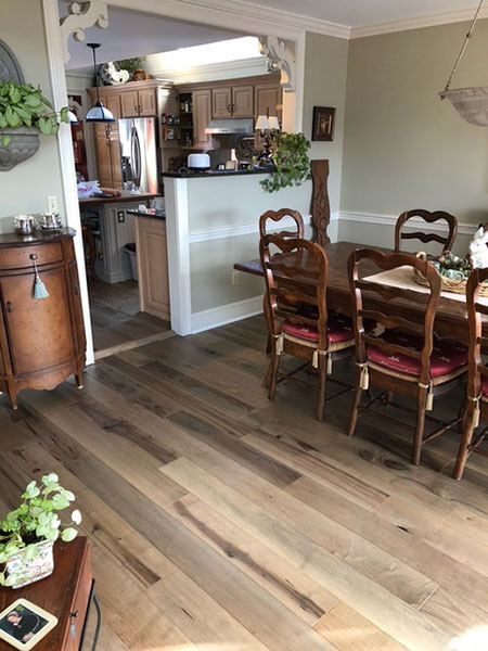 Hallmark Floors grain and saw install NH