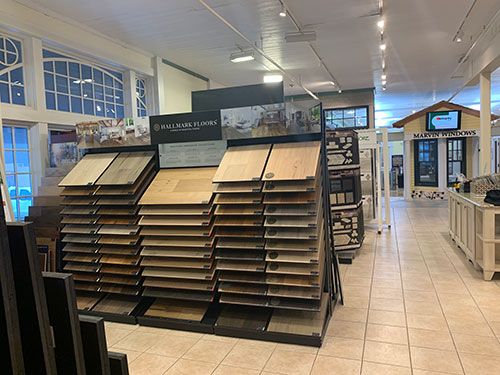 Hammond Lumber Ellsworth Showroom with Hallmark