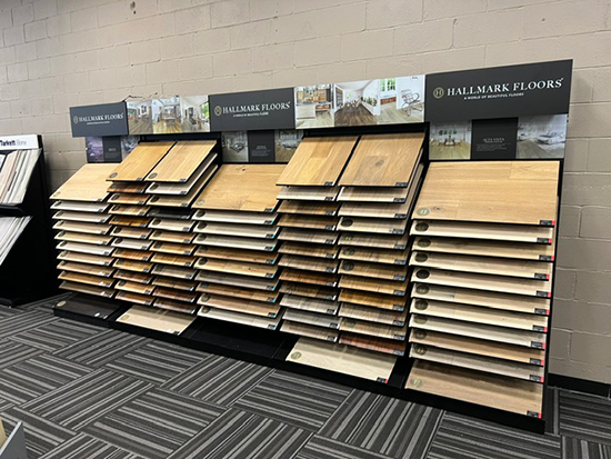 Kenny Carpets and Flooring hallmark floors showroom