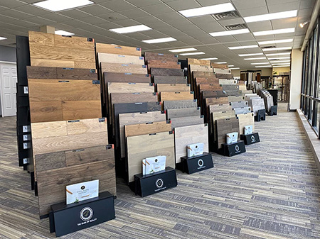 National Flooring Center showroom with hallmark