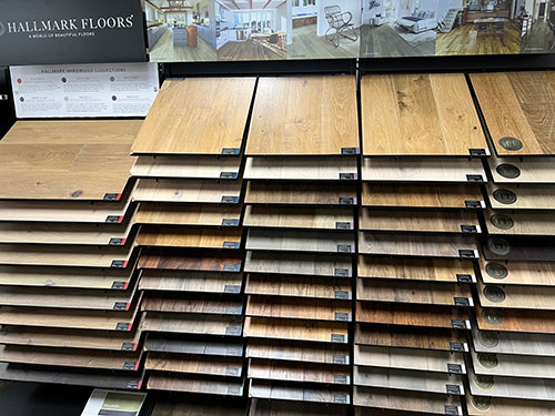 Viking Lumber Hallmark Hardwood Display