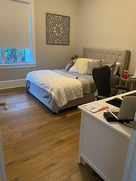 Novella Hemingway bedroom Install by Brittania Flooring