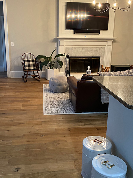 Novella Hemingway living room Install by Brittania Flooring