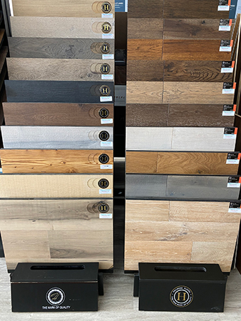 Timberline houston with Hallmark Floors hardwood display