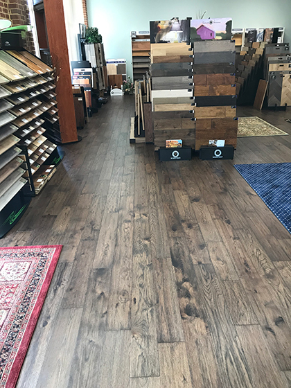 Hallmark Floors Novella Eliot Floors installed in at Shaw Carpet
