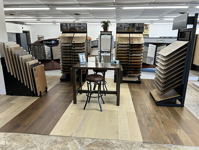 Cornet Carpet Showroom with Hallmark Floors