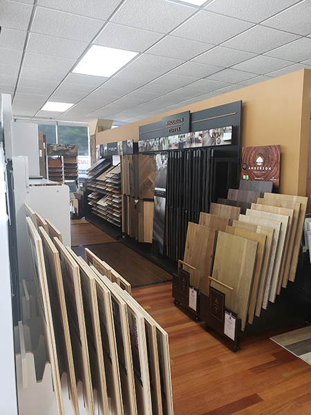 McCulloughs Flooring showroom spotlight dealer for hallmark floors in belleville IL