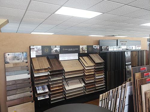 McCulloughs Flooring showroom with Hallmark Floors in belleville IL