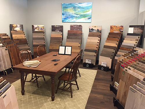 Knight Flooring Showroom featuring Hallmark Floors