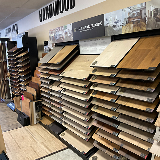 Allied Flooring and Paint hallmark display