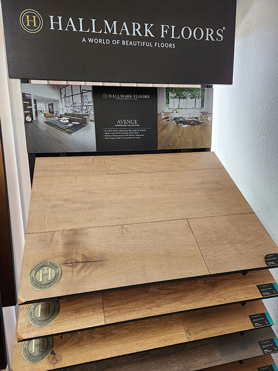Troendle Showroom with Hallmark floors avenue