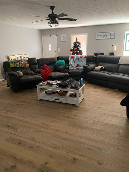 Hallmark Floors Crestline Solid Monroe Oak install by Hartwell Flooring Center