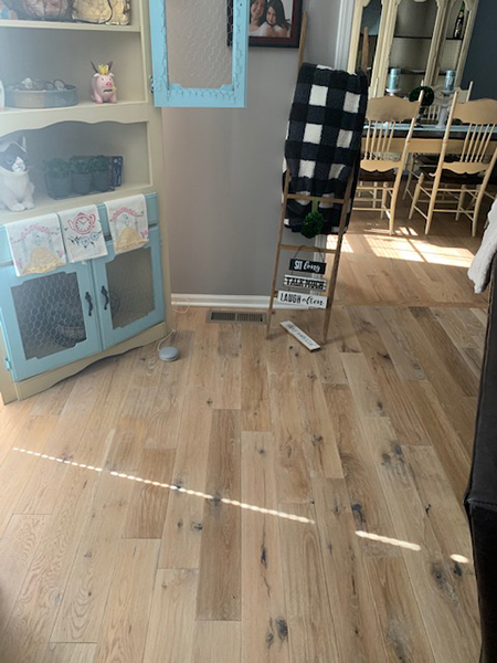 Hallmark Floors Crestline Solid Monroe Oak install by Hartwell Flooring Center installation