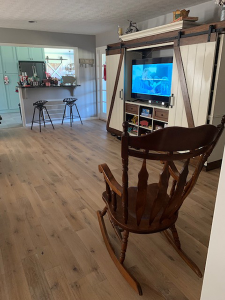 Hallmark Floors Crestline Solid Monroe Oak installation install by Hartwell Flooring Center