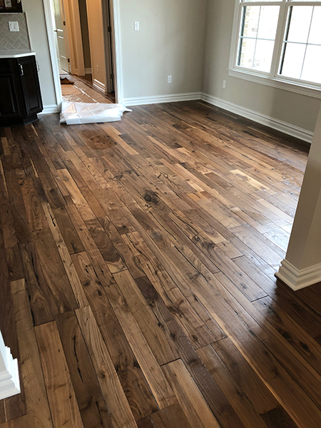 Hallmark Floors alta vista Historic Walnut home installation by Just Floored
