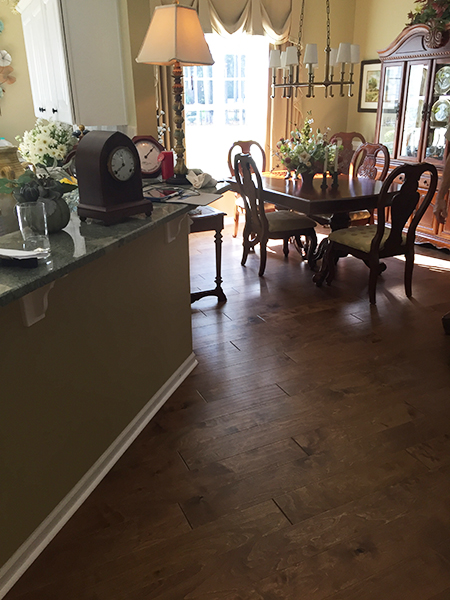 Hallmark Floors Silverado installation by Gilman Floors