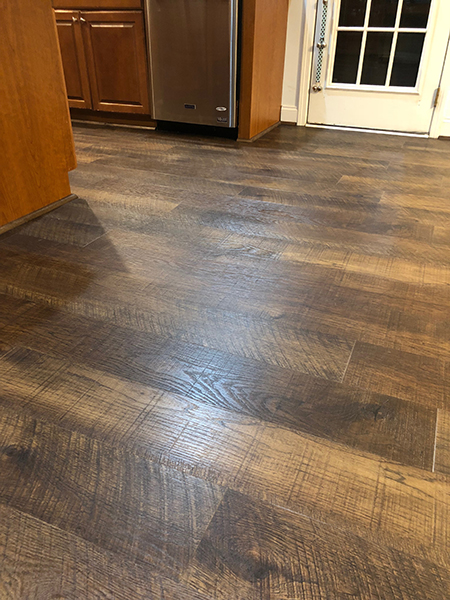 Hallmark Floors Courtier Rigid Plank install by Diaz Hardwood Floors Inc