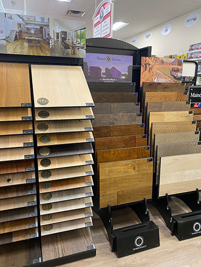 Hammond Lumber Brunswick HF displays