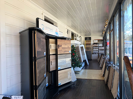 John Andrew Flooring & Restoration display Showroom