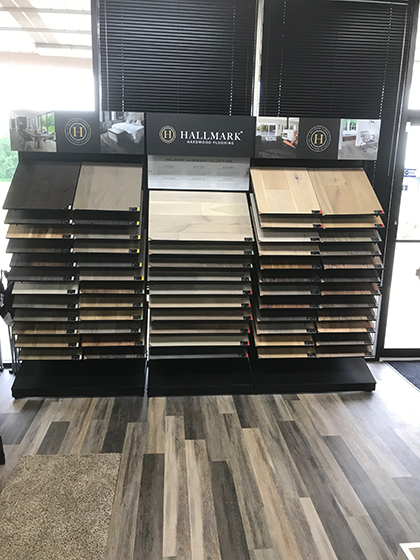 Jordans Flooring Inc showroom with Hallmark Floors- Hardwood Collections Spotlight Dealer Jordans Flooring Inc showroom with Hallmark Floors- Hardwood Collections Spotlight Dealer