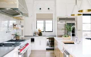 Beautiful modern desert ranch great room, Balboa, Alta Vista hardwood.