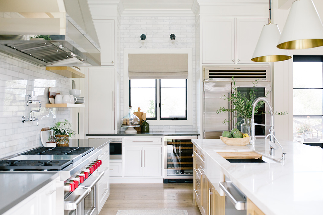 Beautiful modern desert ranch great room, Balboa, Alta Vista hardwood.