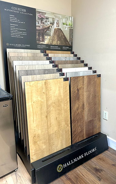 Carolina hardwoods showroom courtier display