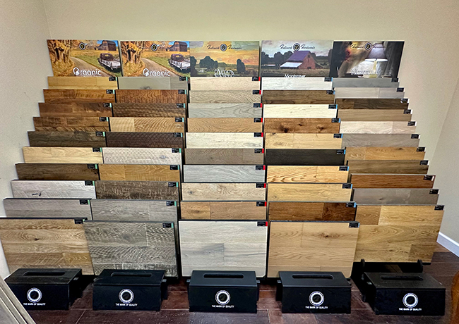 Carolina hardwoods showroom