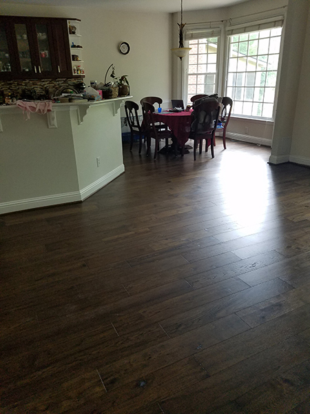 Hallmark Floors Novella Eliot Hickory kitchen by Carolina Hardwoods