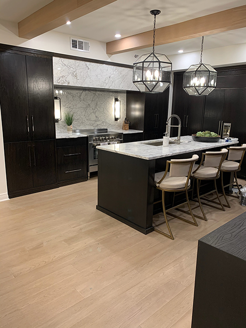 Regatta Starboard Hickory kitchen by carolina hardwoods