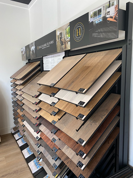 KBF Design Gallery hallmark floors display