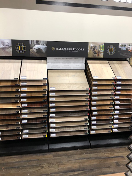 Hallmark Floors hardwood flooring Display at Prosource wholesale of springfield ma
