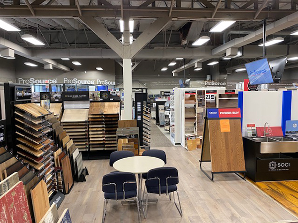 ProSource Wholesale Albany showroom with Hallmark Floors