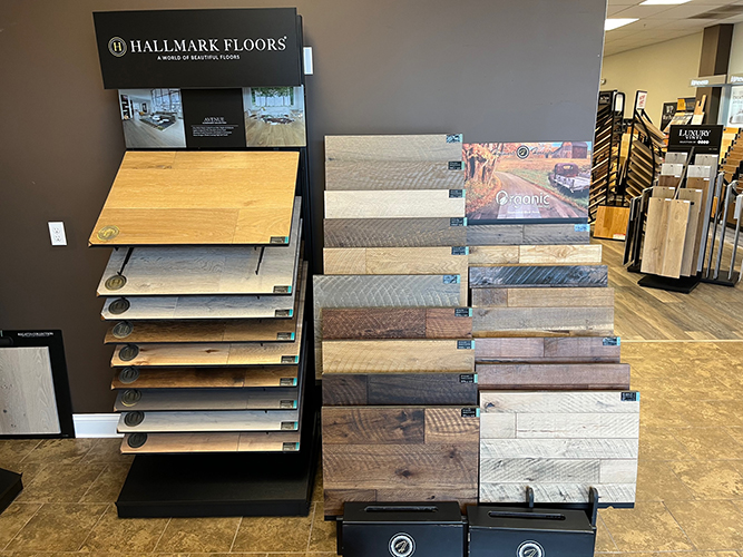 Quality Floor Finishers Hallmark Display