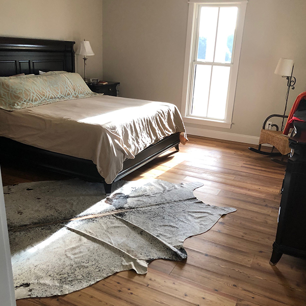 Hallmark Floors Amber Pine bedroom installation from SC