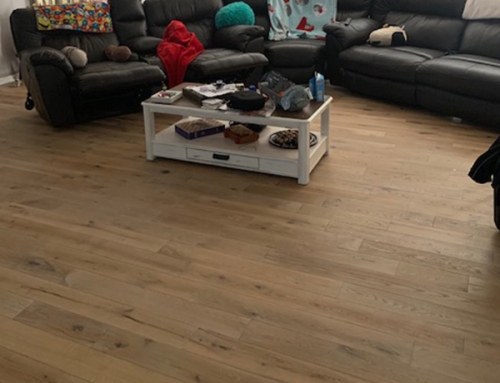 Hallmark Floors Crestline Solid Monroe Oak home installation