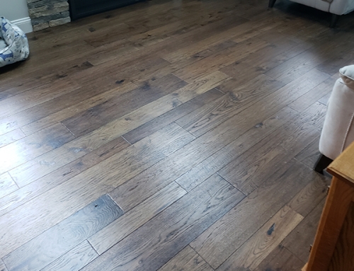 Hallmark Floors Monterey Casita Hickory home install in Bridgewater