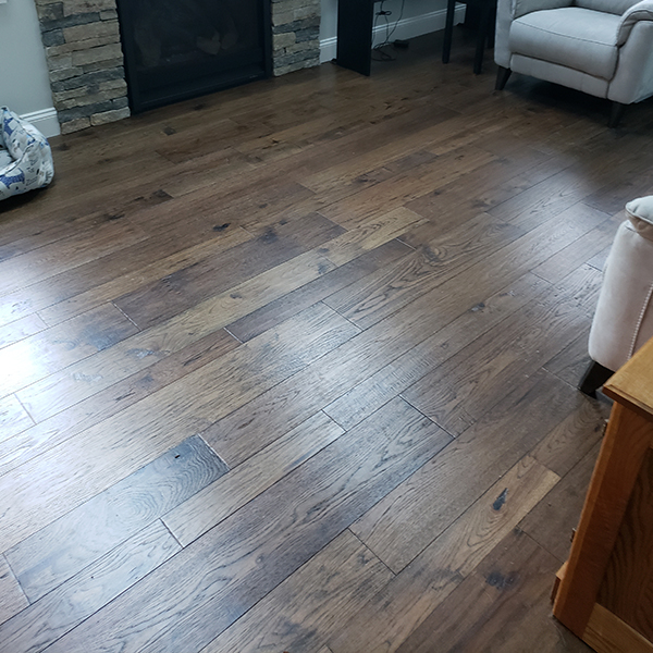 Hallmark Floors Monterey Casita MA living room installation