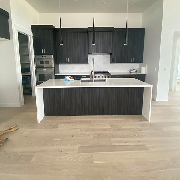 Hallmark Floors Novella Hawthorne Oak home install in Eagle Idaho