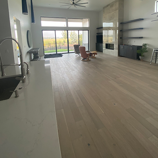 Hallmark Floors Novella Hawthorne Oak installation in Eagle ID