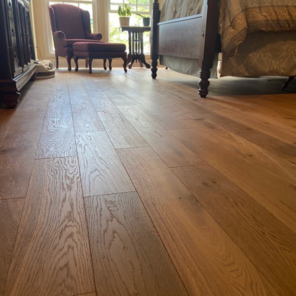 Hallmark Floors Novella twain Oak installation by Brooks Flooring