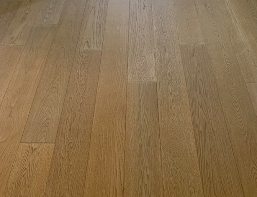 Hallmark Floors Regatta Spill Proof Sailmaker Hickory installation in El Dorado Hills