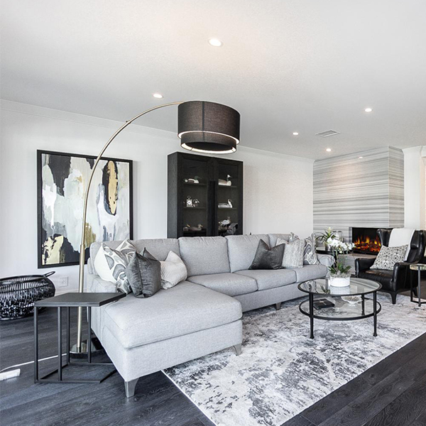 Hallmark Floors True Onyx living installation by Gramar Stone Center