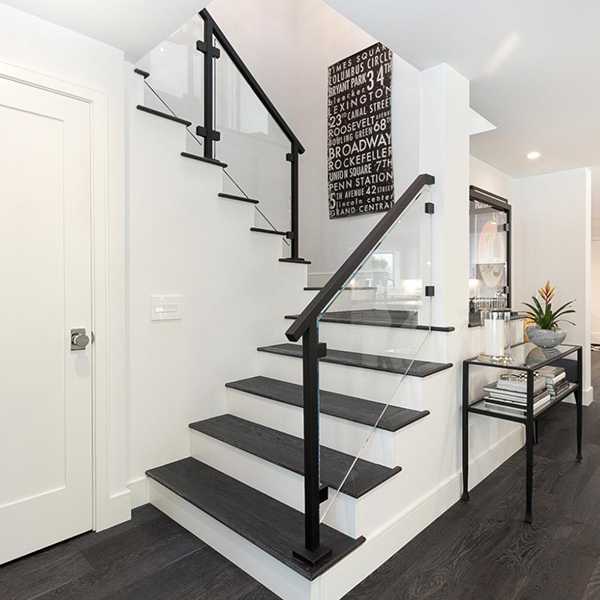 Hallmark Floors True Onyx stair installation by Gramar Stone Center