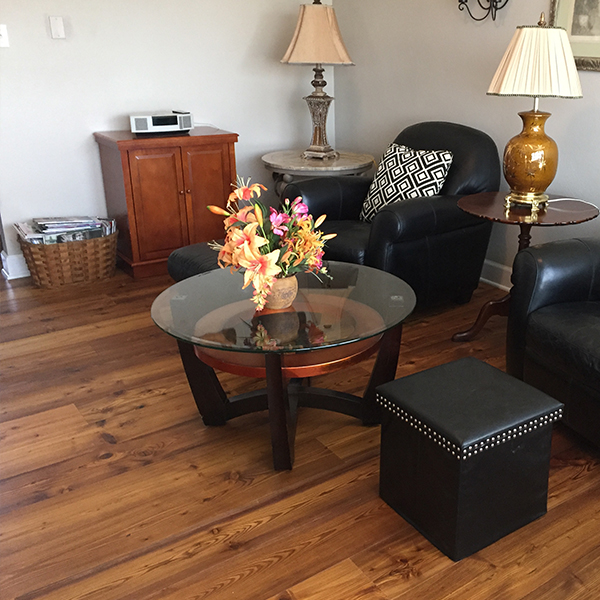 True Amber Pine installation